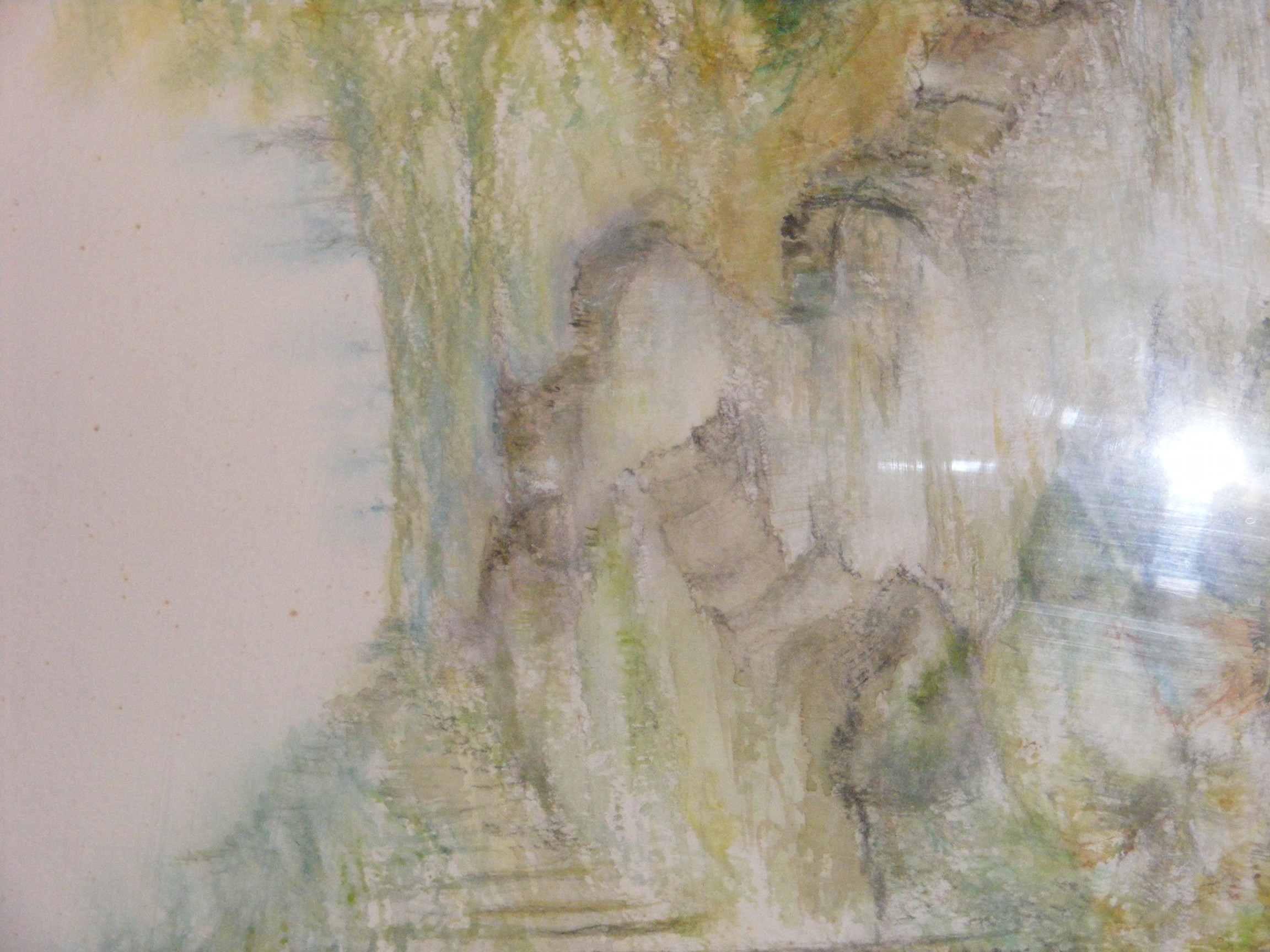 a painting of a man in a suit