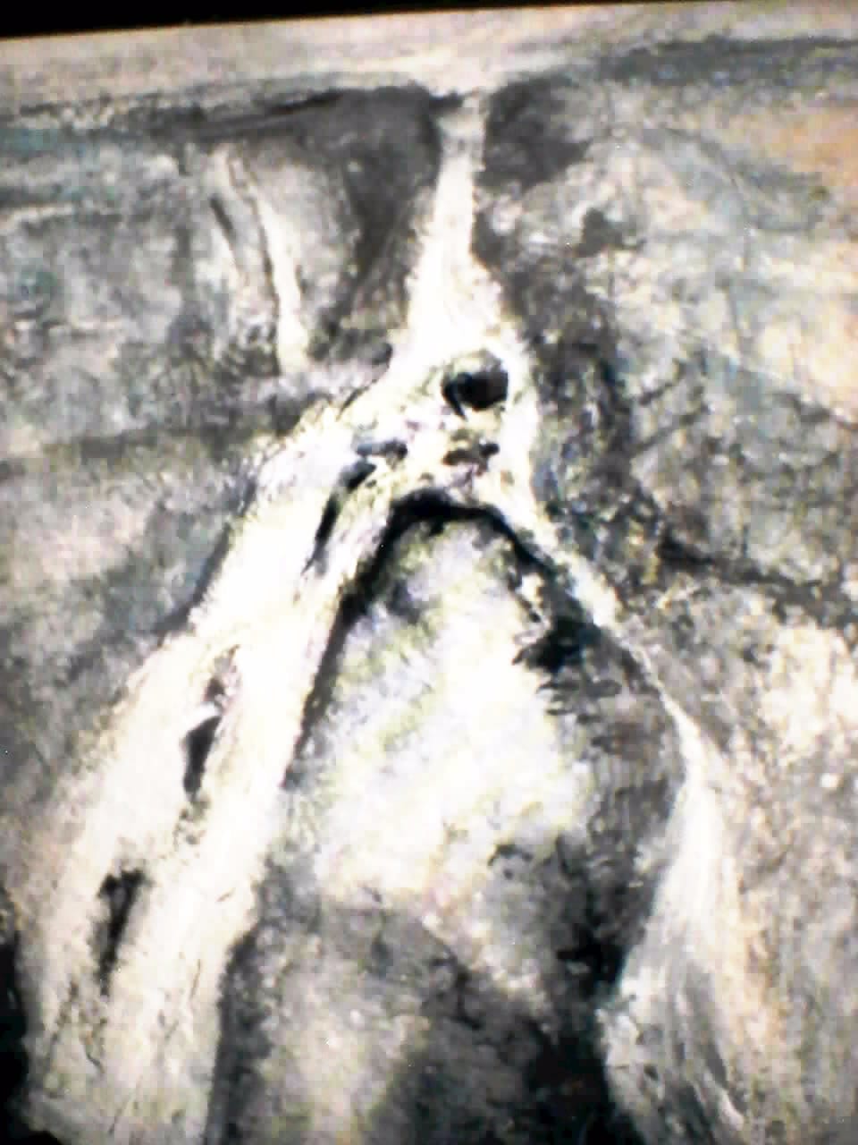 a painting of a man in a suit